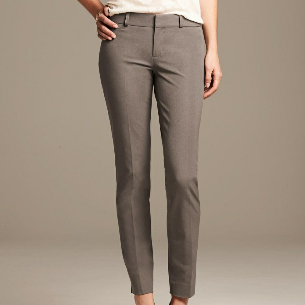 Banana Republic Womens Sloan Fit Slim Ankle Pant